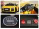 Masinuta electrica audi r8 70w 12v cu scaun tapitat roti moi 726519 poza 6